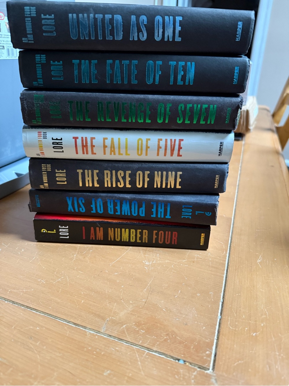 Lore Series Hardcover Book Set in Black with Multicolor Titles